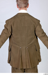  Photos Man in Historical suit 7 20th century Historical Clothing brown Historical suit brown jacket upper body 0006.jpg